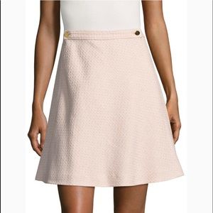 Kate Spade Pink Tweed Military Skirt